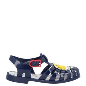 KENZO Kids Navy Blue Kids Sandals Tiger, New